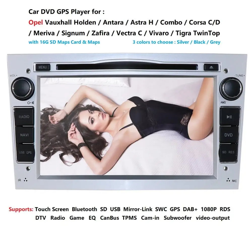 Best 2 Din Car DVD Player in dash navi autoradio stereo for Vauxhall Opel Astra H G J Vectra Antara Zafira Corsa with GPS mirror link 0