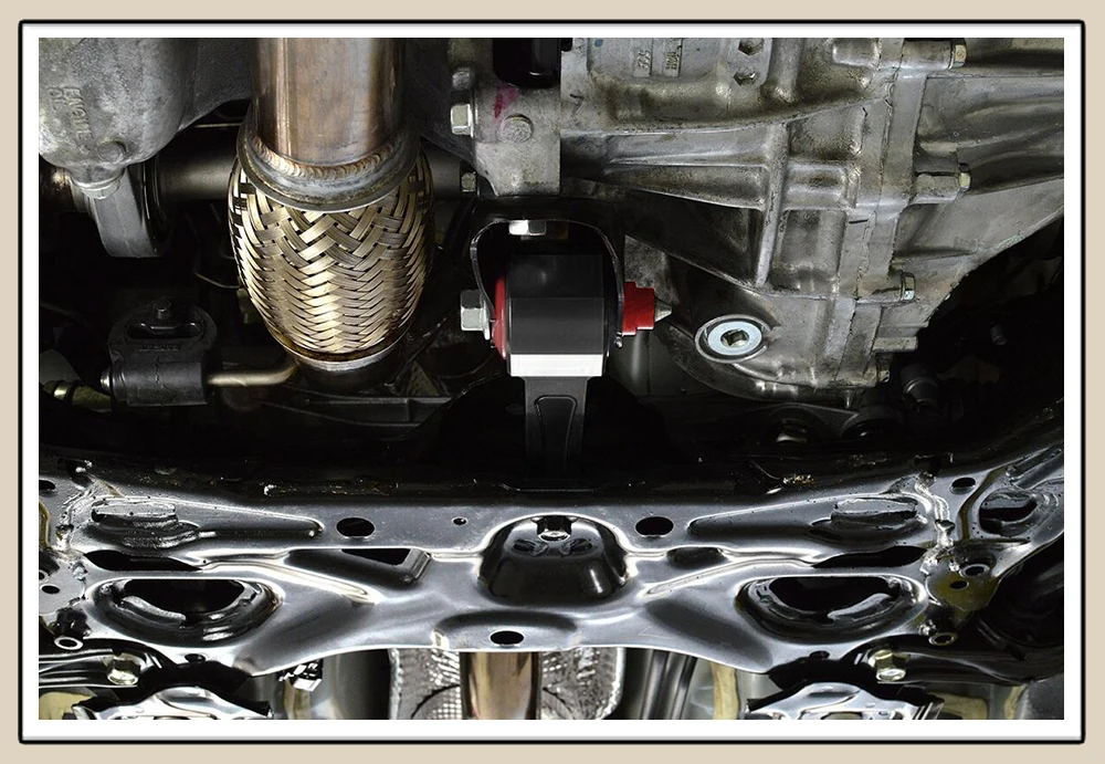 LZONE-85A Alu& Poly заднее крепление двигателя для- Honda Civic 1,5 T SI type-R FC/FK8 AT/MT с логотип pqy JR-TSB07
