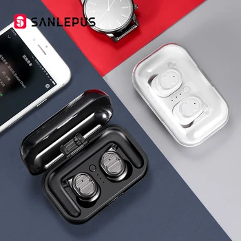 

SANLEPUS TWS 5.0 Wireless Headphones Bluetooth Earphones Sports Earbuds Stereo Headset Handsfree Auriculares For Phones Xiaomi