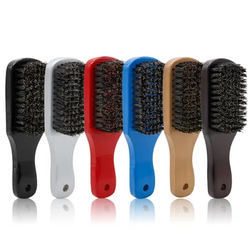 

100% Boar Bristle Mustache Cleaning Brushes High Quality Wood Beard Shaving Brush Anti Static Men' Shaving Tool Comb G0327
