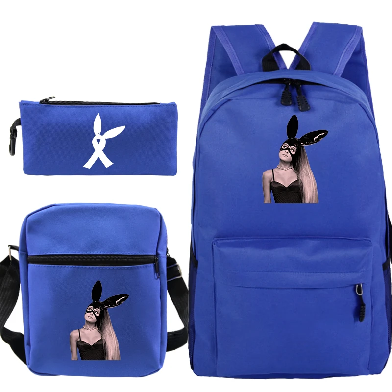 Модная сумка Mochila Ariana Grande, рюкзак с принтом, школьная сумка для мальчиков и девочек, сумка для путешествий/ноутбука, сумка с ручкой через плечо, сумка