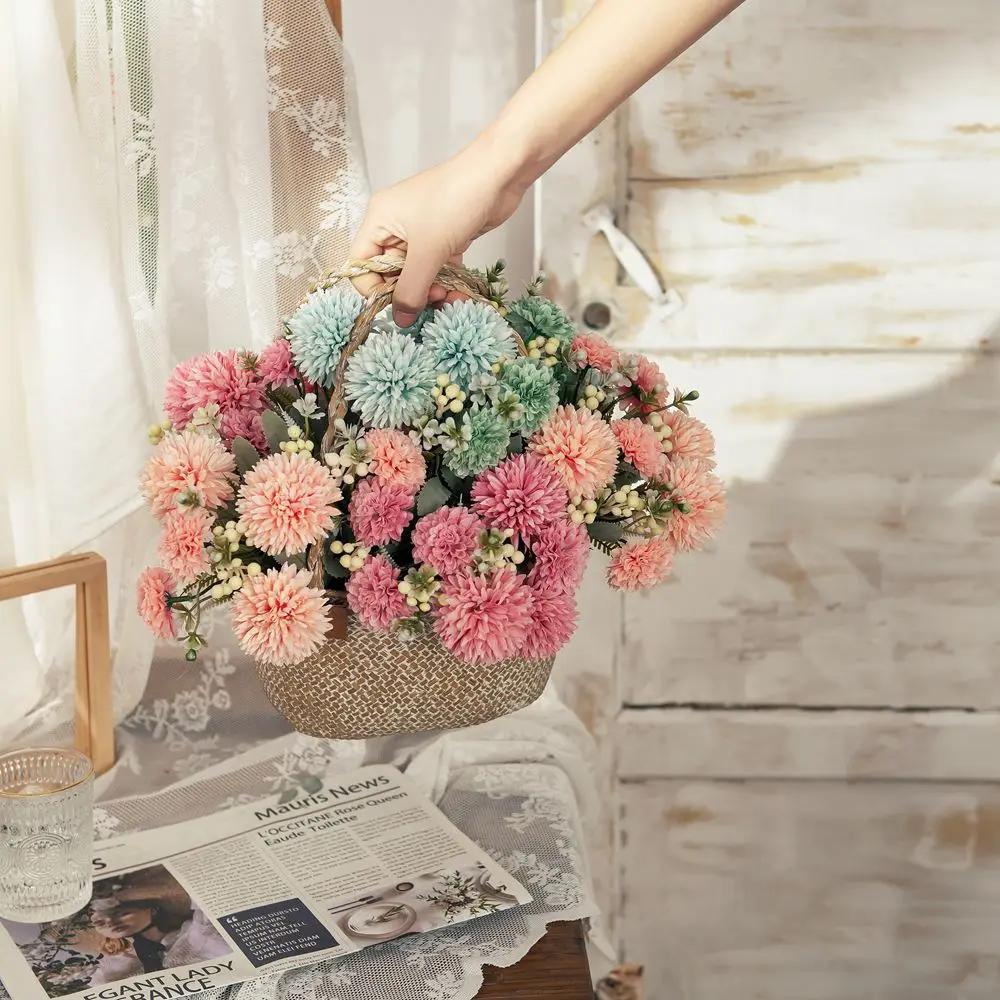 

Simulation 7 heads Dandelion Bunch Artificial Flowers Garden Wedding Bouquet Home Decoration Accessories Fake Flowers