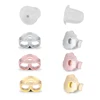 AOEDEJ Real 925 Sterling Silver Earrings Back Women Girls Earring Stopper Gold Plated Butterfly Fastener Earring Accessories 3