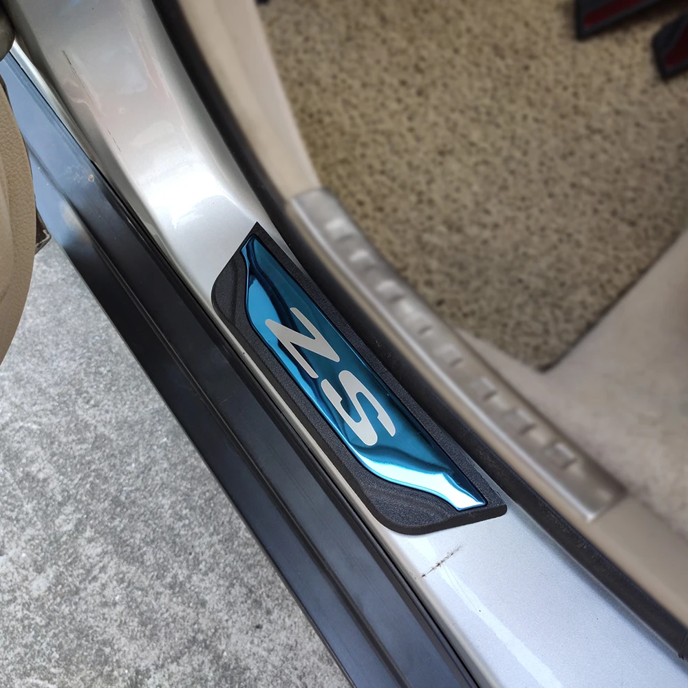 4 Battitacco In Acciaio Inox Per Renault Captur 2015-2020 | Protezione Anti-Graffio | Adesivi Decorativi Silver - Foto 6