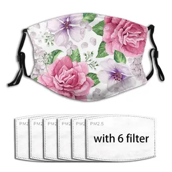 

Air Pollution Apple Tree Roses Mask Filter Face Mouth Mask Men Women Daily Supplies Reusable Breathable
