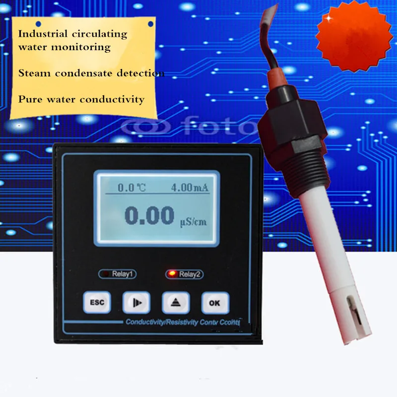 Conductivity Monitor Conductivity Tester Meter Electric Conductivity Rate Tool Instrument 0