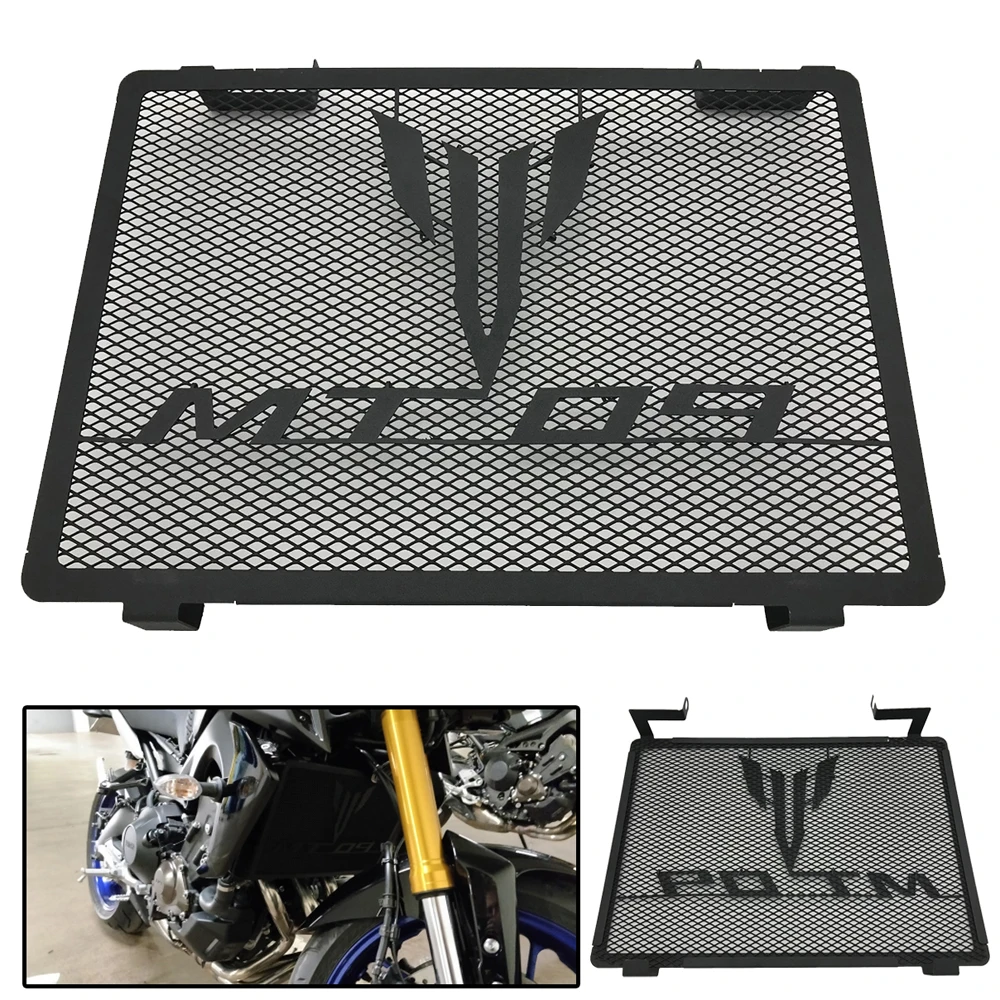 Защита для радиатора мотоцикла чехол гриля задняя подставка ног YAMAHA FZ09 MT09 MT 09 TRACER