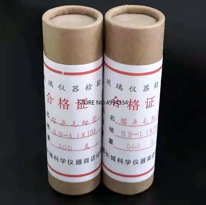 

1000pcs/lot Glass Melting point capillary with both two sides open, Diameter 0.9-1.1mm, length from 80mm to 200mm