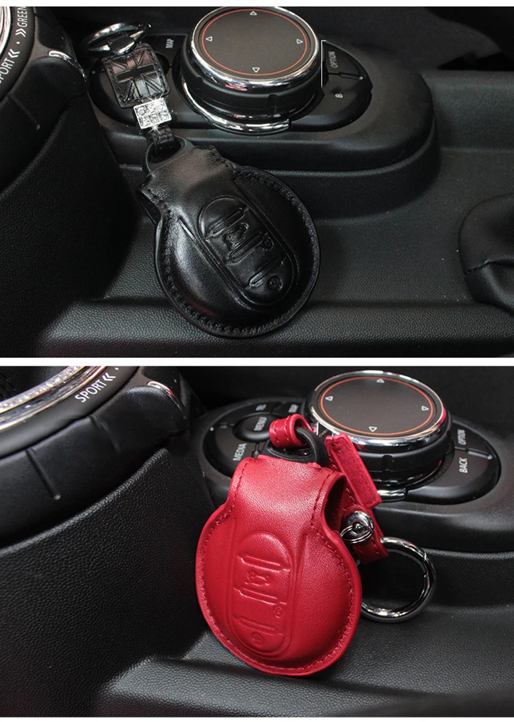 Автомобильный кожаный чехол для ключей, защитный чехол для Mini Cooper One JCW F54 F55 F56 F57 F60 земляк, аксессуары