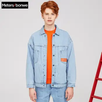 

Metersbonwe Denim Jackets 2020 New Spring Couples Jacket Casual youth Denim Jacket Trendy handsome Denim Tooling Jackets
