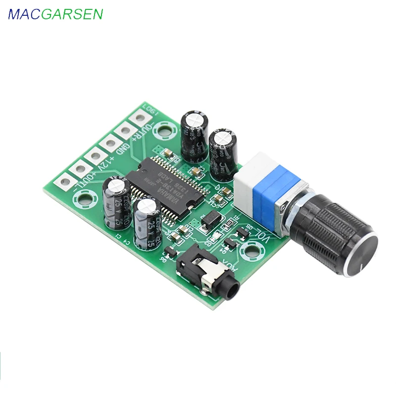 

Mini 12V Power Amplifier Board Class D 2.0 Audio Digital Amplifiers for Speakers 2X10W HD YDA138-E DIY Sound Amp for Yamaha
