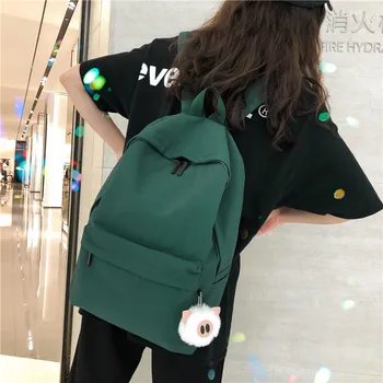 

Hot Women Backpack Fashion Waterproof Nylon School Bag Female Travel Backpack For Teenagers Girl Shoulder Bag Bagpack Rucksack
