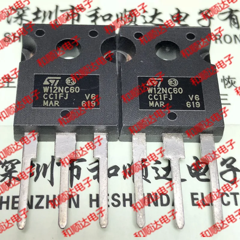/5 предметов в лоте, STW12NC60 W12NC60-247 600V 12A
