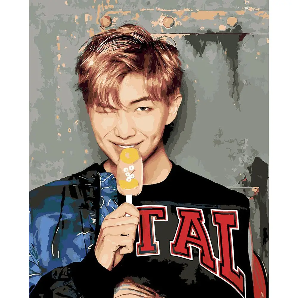 Картина по номерам BTS RM 40 х 50 см | Дом и сад