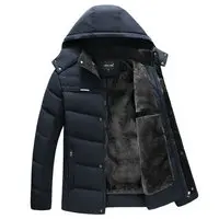 Parka Men Coats Nice Winter Jacket Men Thicken Hooded Waterproof Outwear Warm Coat Fathers' Clothing Casual Men Overcoat