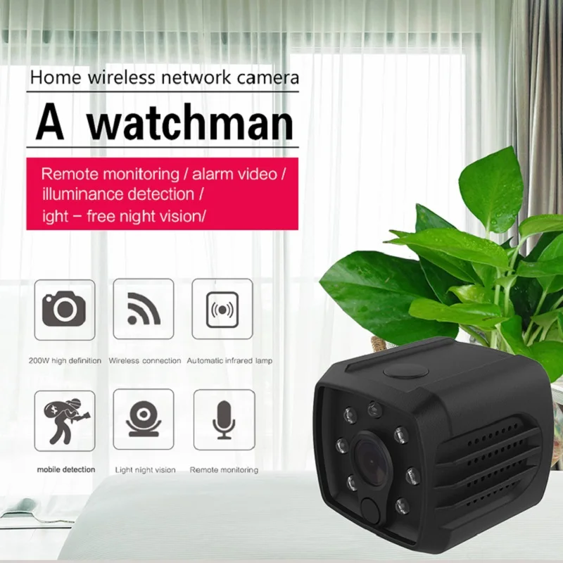 HD 1080P мини-камера wifi IP видеокамера инфракрасное ночное видение Обнаружение