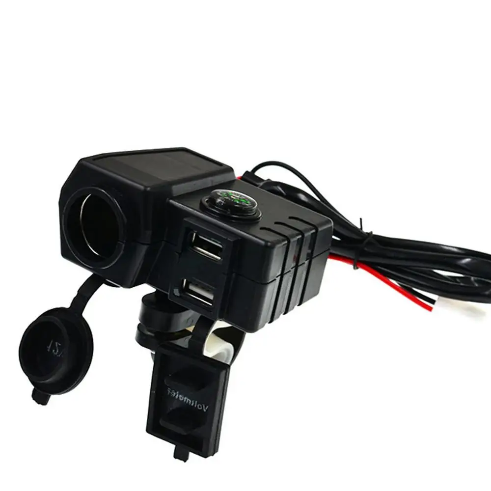 Мотоцикл модифицированный автомобильный навигационный мобильный телефон Usb зарядное устройство крест-Ride 12V Водонепроницаемая Автомобильная зарядка прикуриватель
