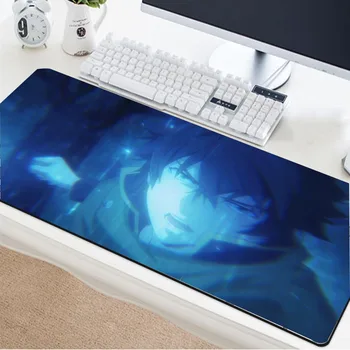 

Yuzuoan anime boy mouse pad large size lock edge non-slip table mat game player speed mouse pad