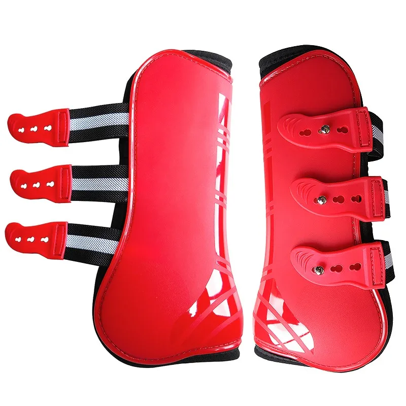 New Horse Tendon Boots PU Shell Neoprene Lining To Protect the Legs of Your Horse From Injury