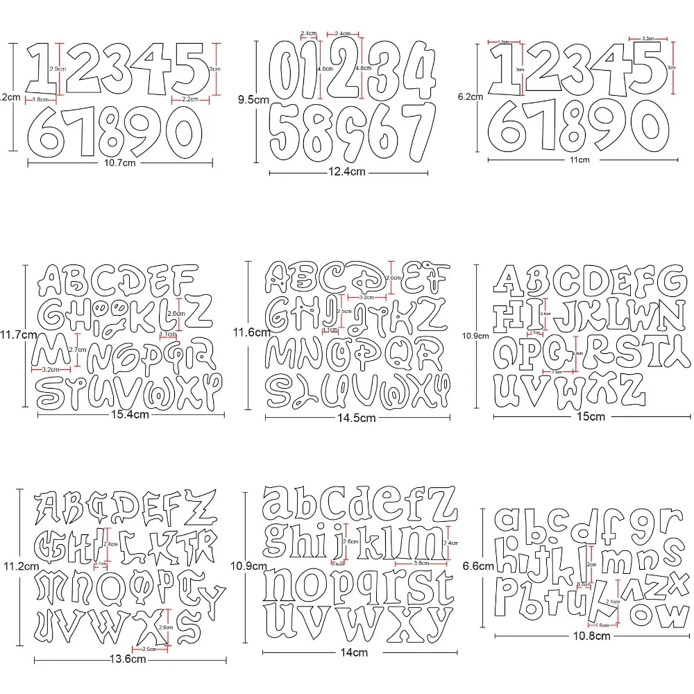 Alphabet Letters Numbers Metal Cutting Dies For Card Making Scrapbooking Embossing Die Cut Stencil Craft New 2020 Craft Dies Cutting Dies Aliexpress