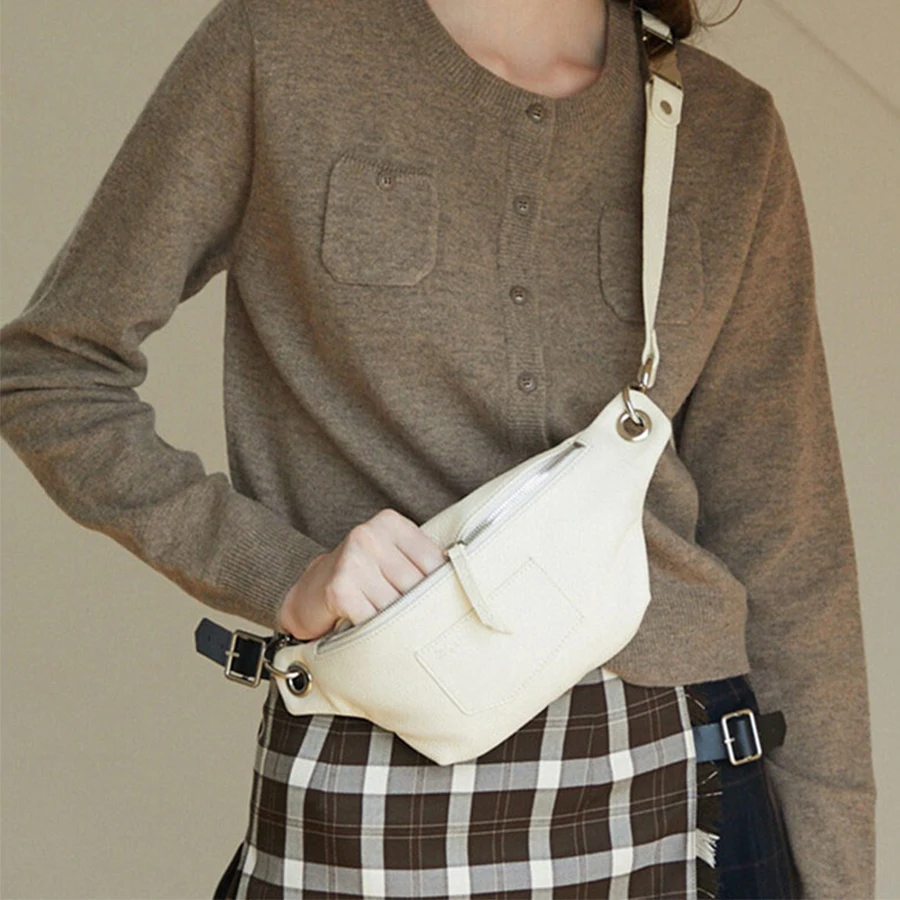 

Fashion Solid Color PU Leather Chest Bag Causal Shoulder Crossbody Bags Waist Pack Lady Handbags Tote Bags Clutch Purse 2020