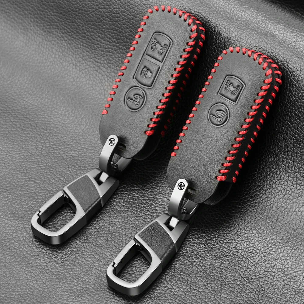 Protective Leather Key Case For Honda X ADV SH 300 150 125 Forza 300 125 PCX150 2018 Motorcycle Scooter 2/3 Button Smart Key