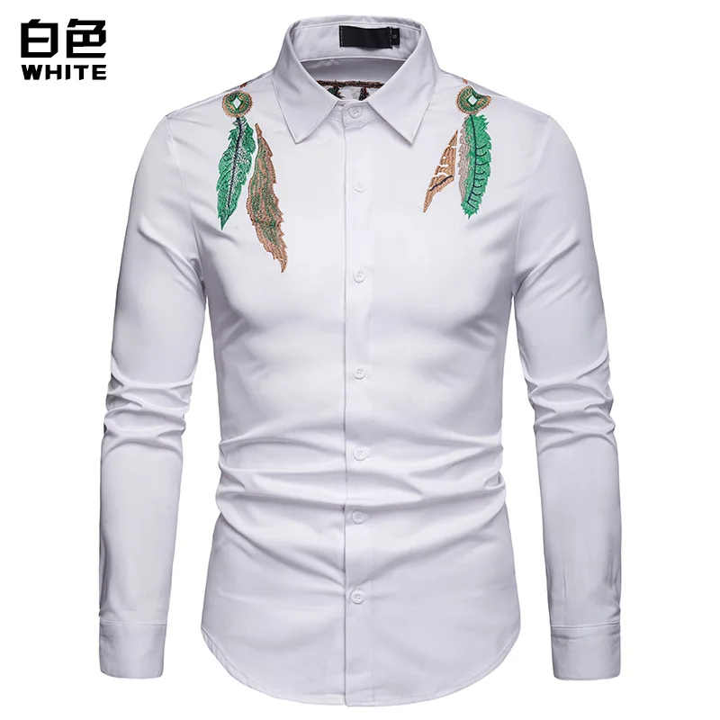 

Top men,shirt men,men's shirts,fashion casual shirts,printed shirts, men's lapel shirts, long sleeve shirt men, men's clothing