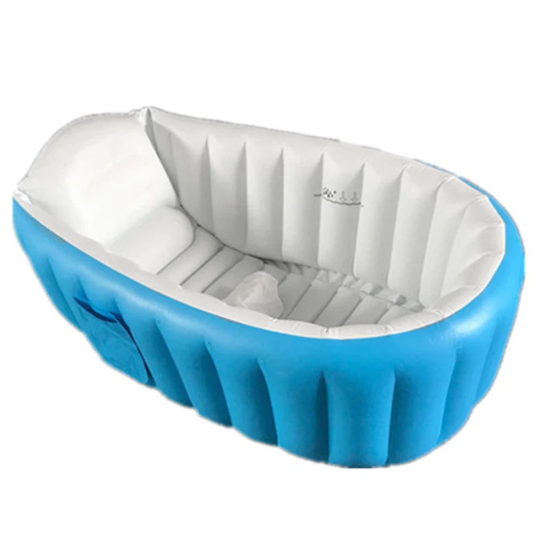 

FBIL-Baby Bath Tub Kids Bathtub Portable Inflatable Cartoon Thickening Washbowl Baby Bath For Newborns Keep Warm Swimming Pool