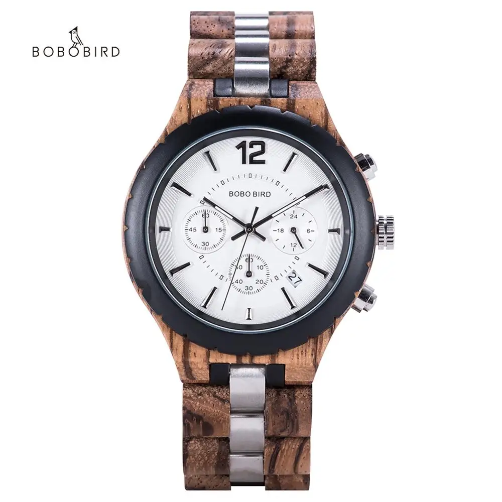 Bobo Bird часы-браслет из Для мужчин часы 2020 роскошные деревянные для кварцевые