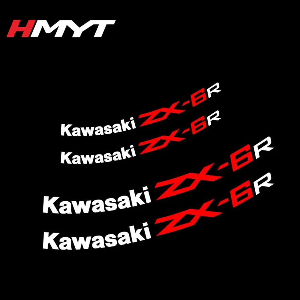 Применимо к Kawasaki ZX-6R мотоцикла Наклейка на ступицу колеса из водонепроницаемого материала и светоотражающие передних и задних колес двухсторонний стикер
