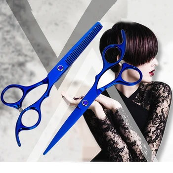 Kaufen Profis Friseur Haar Schneiden Schere Salon Barber Schere Edelstahl Hause Tragbare Pet Haar Trimmen Haarschnitt