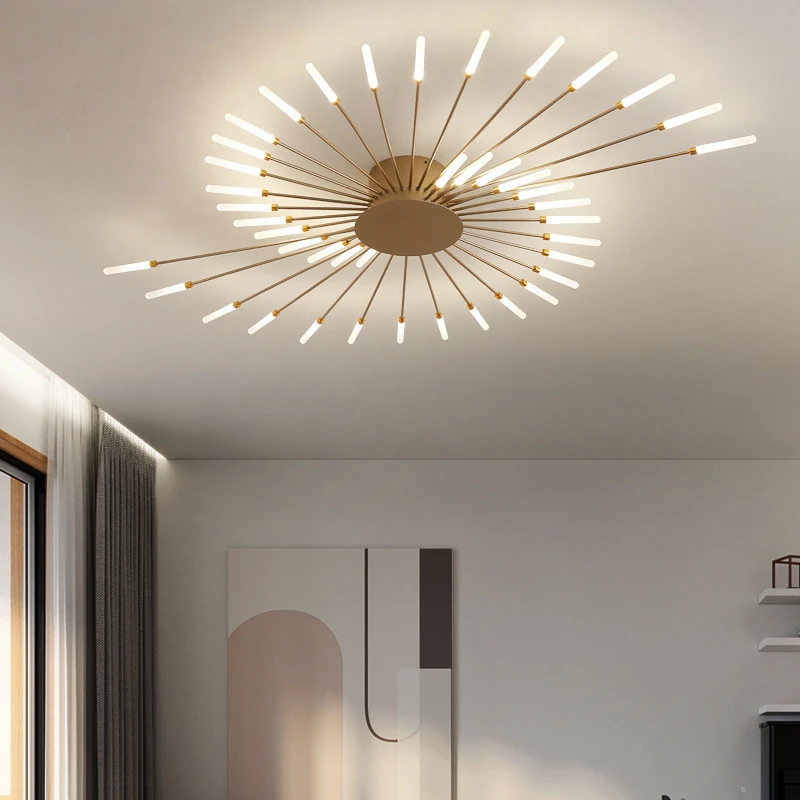 ホット販売花火ledのシャンデリア寝室ホームシャンデリア現代のledシーリングライトシャンデリアランプ点灯シャンデリア Aliexpress Lights Lighting