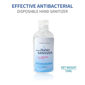 

55ml Antibacterial gel disinfection and sterilization portable water-free hand sanitizer No-wash hand sanitizer