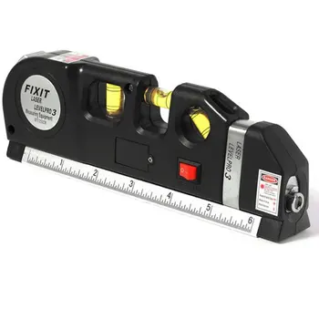 

High-precision Level Multi-function Laser Infrared Foot Line Spirit Level Line Cross Line Tape Flat Line Instrument