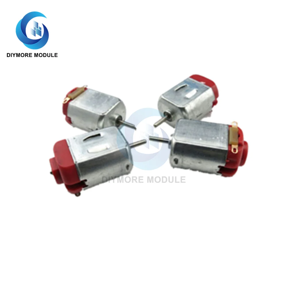 Mini DC Motor 10pcs Hobby Motor 130 3V-6V 0.35-0.4A 8000RPM For DIY Toys Hobbies Smart Car 5V