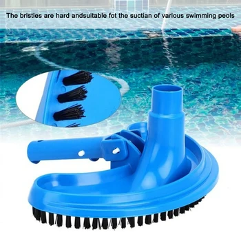 

ABS With Handle Smudge Treatment Spa Curved Outdoor Accessories Suction Pool Vacuum Head Ground Tool Portable Cleaning Brush