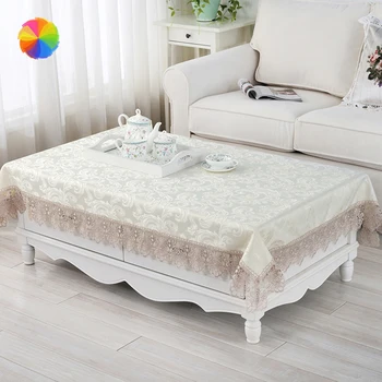 

Designer Embroidered Lace Crochet Tablecloth Elegant European Rustic Floral Table Decoration Chair Cover Table Runner & ClothCY