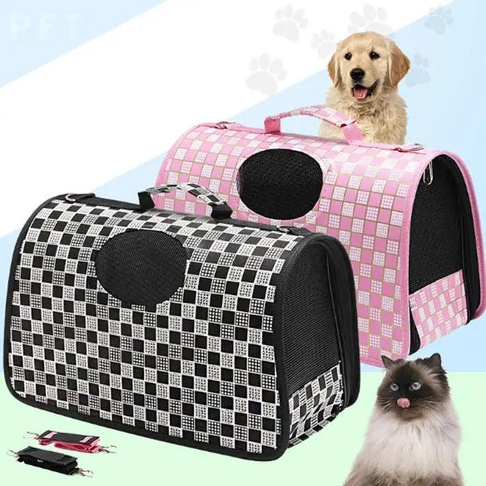 Pet Outgoing Carrying Case Cat Dog As Picture Portable Folding Outdoor, Travel Carrying Bag Carrier