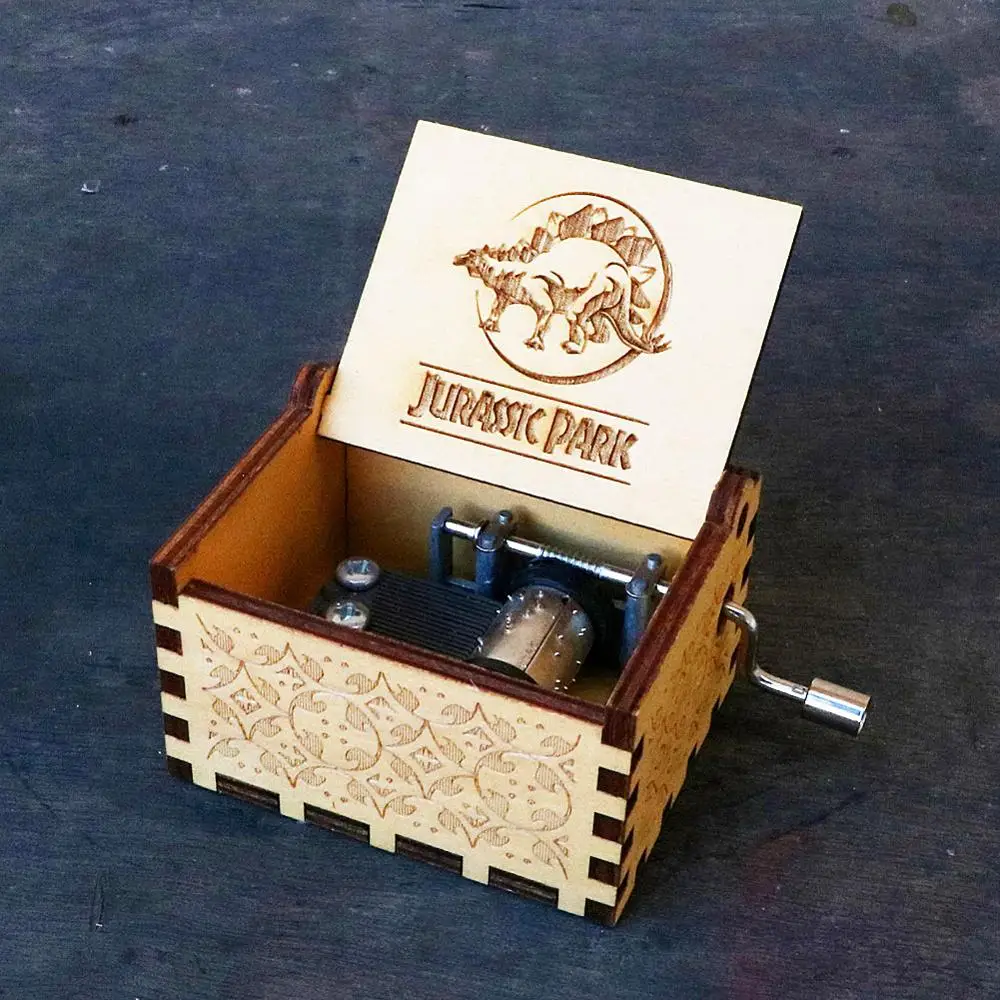 Y-Wooden Carved Music Box Decorative Musical Boxes Gift Christmas Gift Birthday New Year
