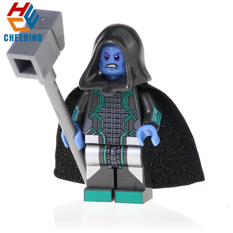 20 шт. оптом строительные блоки Марвел Капитан образование подарок Danvers Skrull MarVell Ronan фигурки Кирпичи игрушки для детей XH 1009