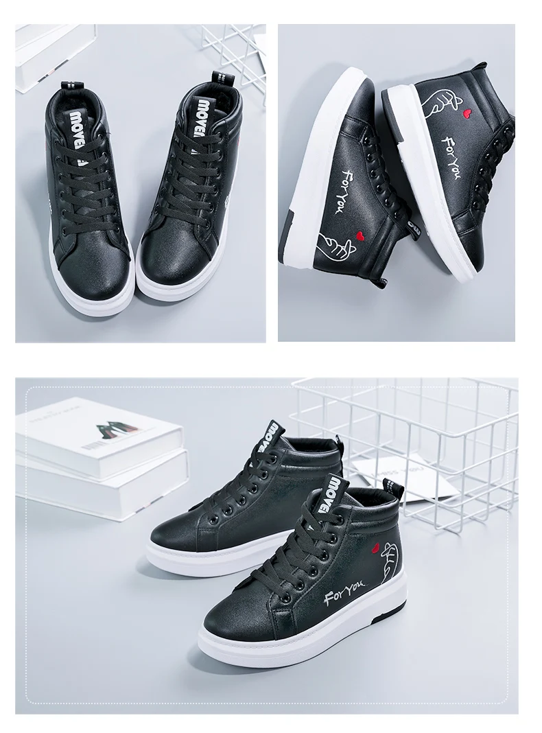 automne et hiver chaussures de coton des femmes nouvelles bottes de coton chauds Sauvage coton bicouche etudiants plus vel