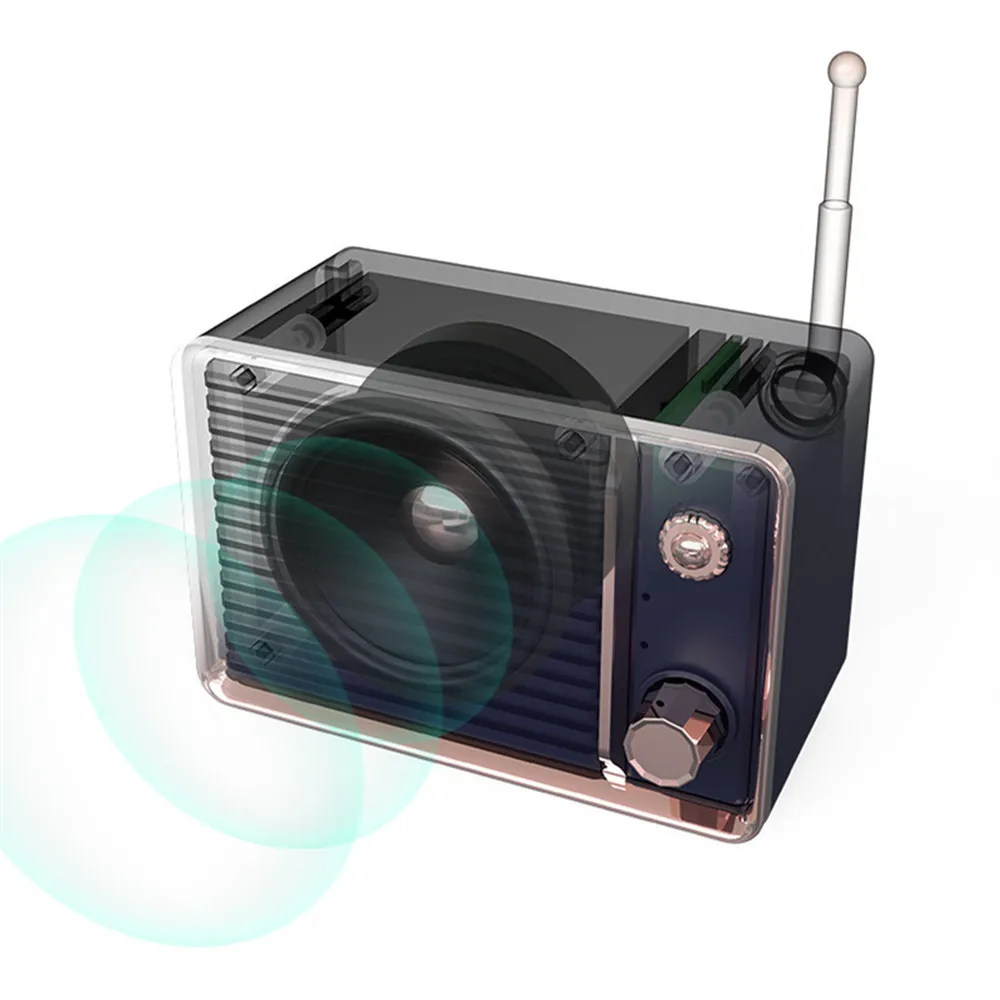 HYASIA Мини Портативная bluetooth-колонка 5,0 Ретро беспроводная гарнитура 900mA смартфон музыкальный плеер подарок подходит для девушки