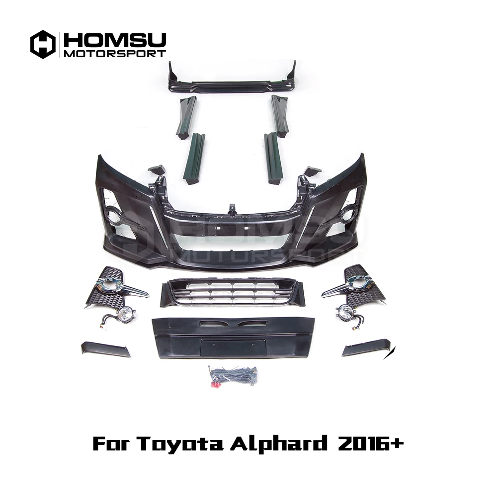

Набор W Style для переднего и заднего бампера Alphard to W Style 2010-2012