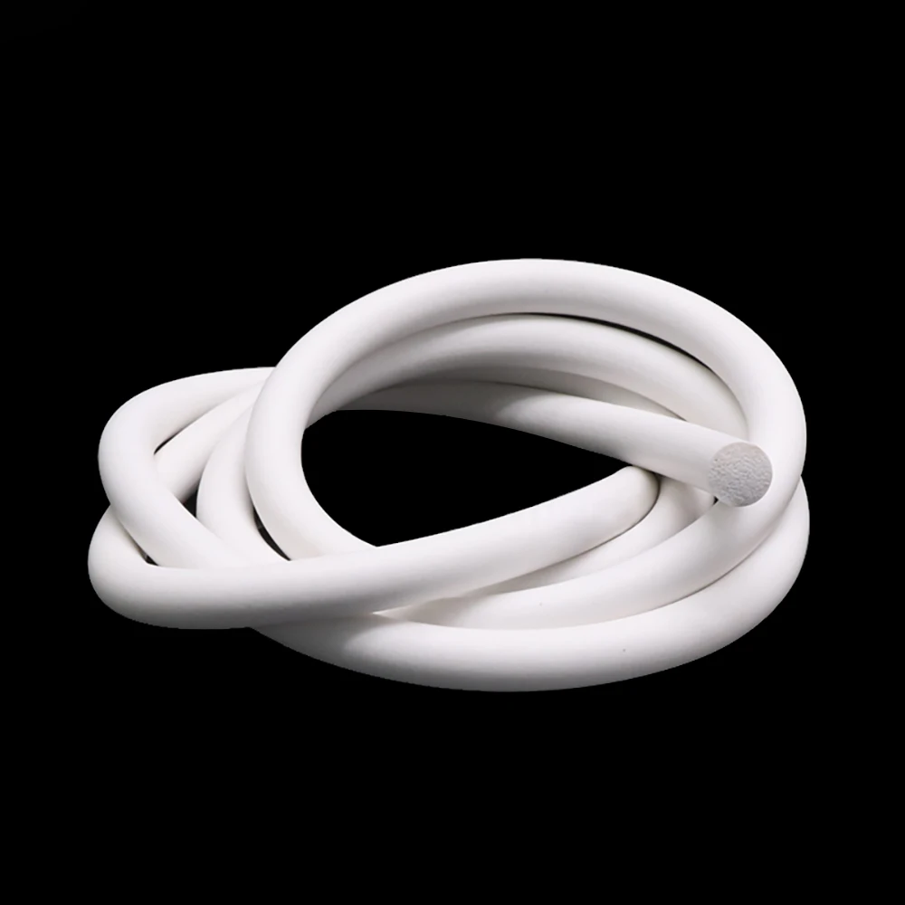 Silicone Foam Round Strip 1mm 1.5mm 2mm 2.5mm-25mm Round Foaming Cord Sponge Strips High Temperature Resistant Sealing Strip sealing strip,silicone seal strip