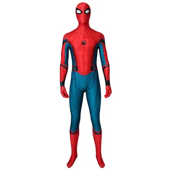

Captain America Civil War Spider-Man Homecoming Costume Spiderman Peter Parker Cosplay Jumpsuit Mask Halloween Zentai Outfit