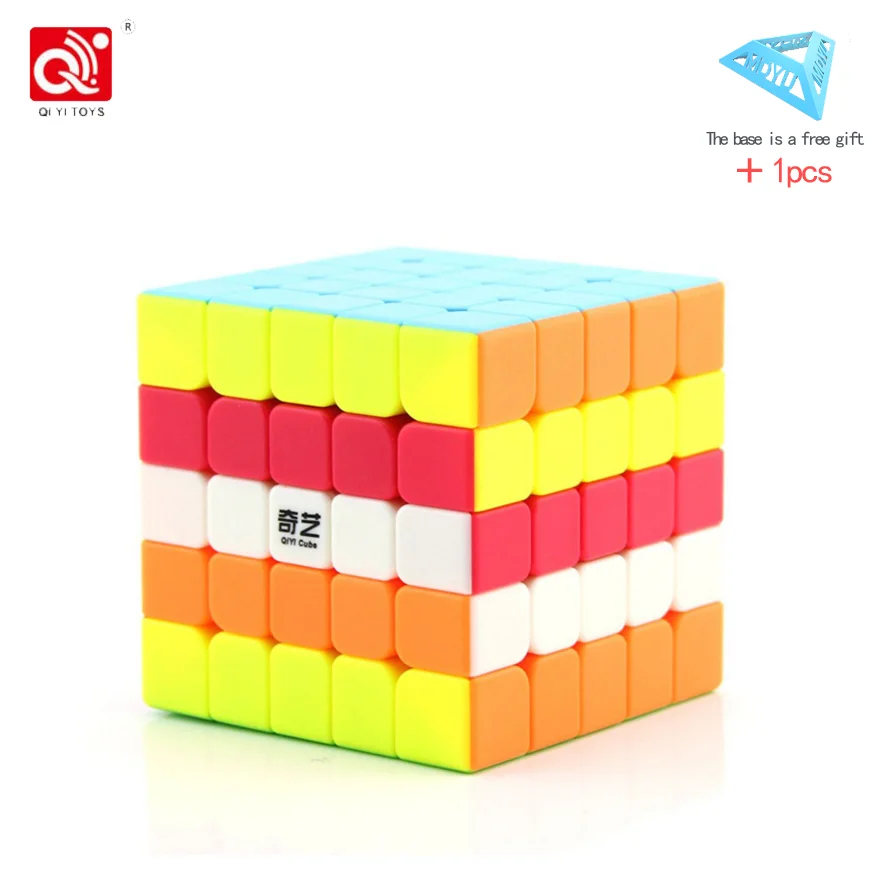 Droxma QiYi Qi Zheng S 5x5 волшебный куб головоломка скоростной куб игрушки волшебный куб без наклеек 5x5x5 головоломка