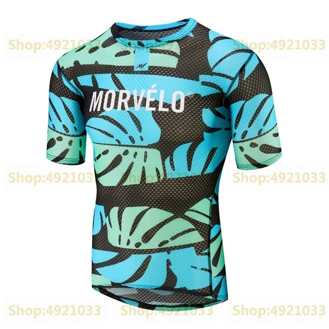 Morvelo Новое Женское нижнее белье с высокой воздухопроницаемостью, Летняя Открытая сетчатая ткань с коротким рукавом, мужское нижнее белье для велоспорта - Цвет: 4