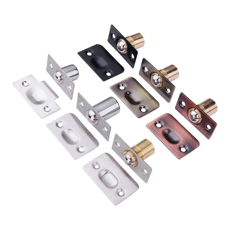 Adjustable Invisible Wooden Cabinet Door Top Beads Lock Closet Ball Catch Latch Catcher Stainless Steel Hot