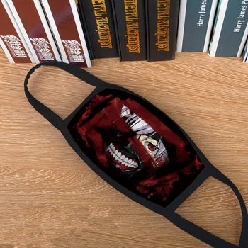 

Hot Anime Tokyo ghoul kaneki ken Cosplay Face Mask Dustproof Breathable prop New