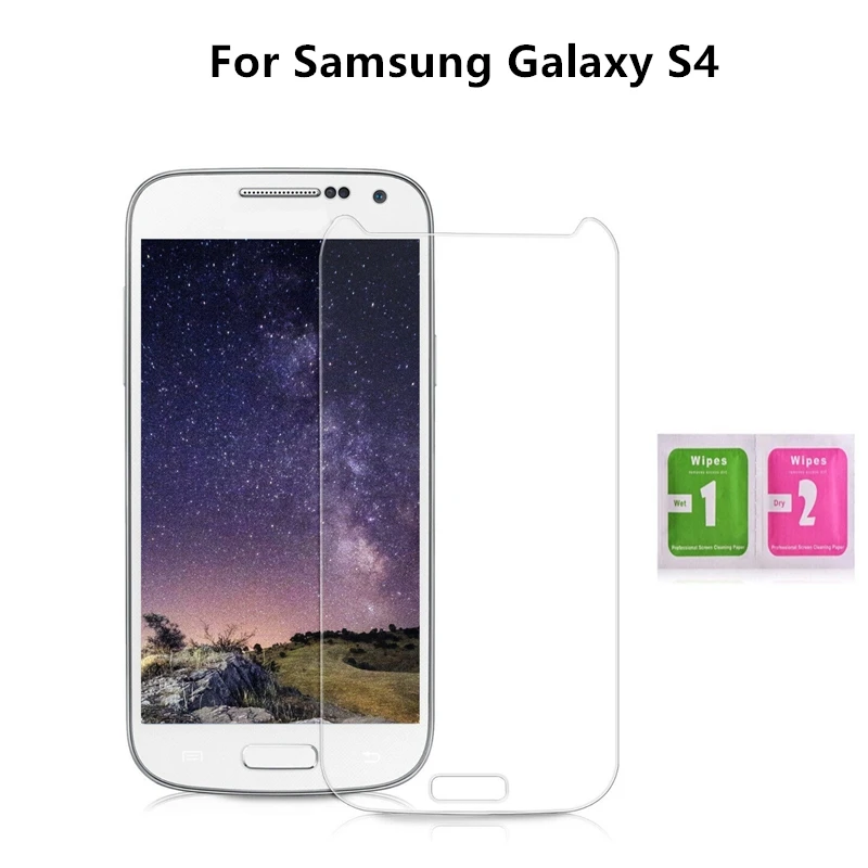1 шт Превосходное качество закаленное стекло для samsung Galaxy S4 9500 i9500 GT-i9500 S4 защитная пленка для экрана